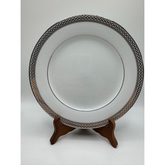 Noritake Legacy Splendor Luncheon Salad Plate 8" 21 cm Platinum Band Porcelain - Picture 1 of 6
